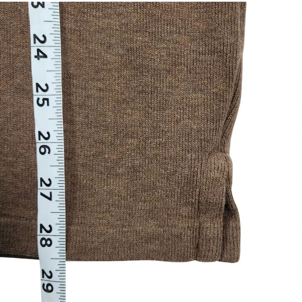 Polo Ralph Lauren Mens Quarter Zip Pullover Sweater‎ Brown XXL Logo Embroidered